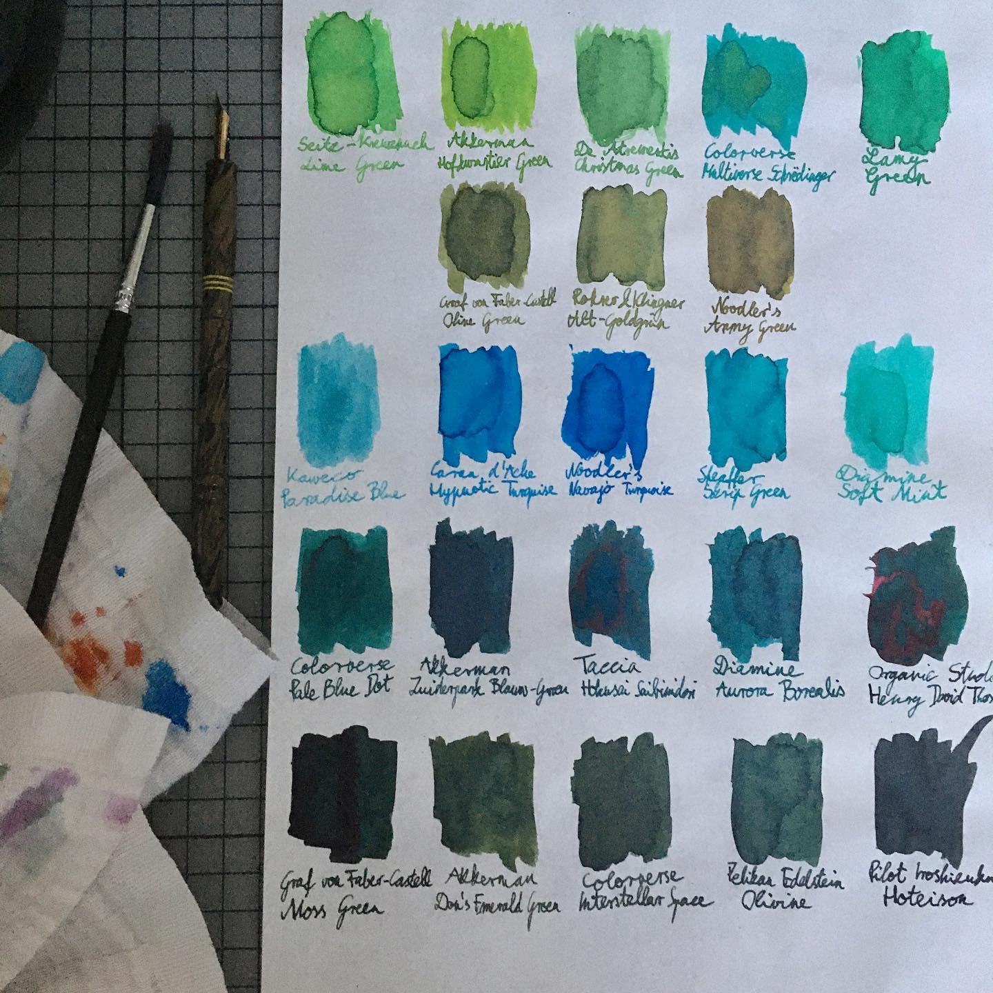 Green samples