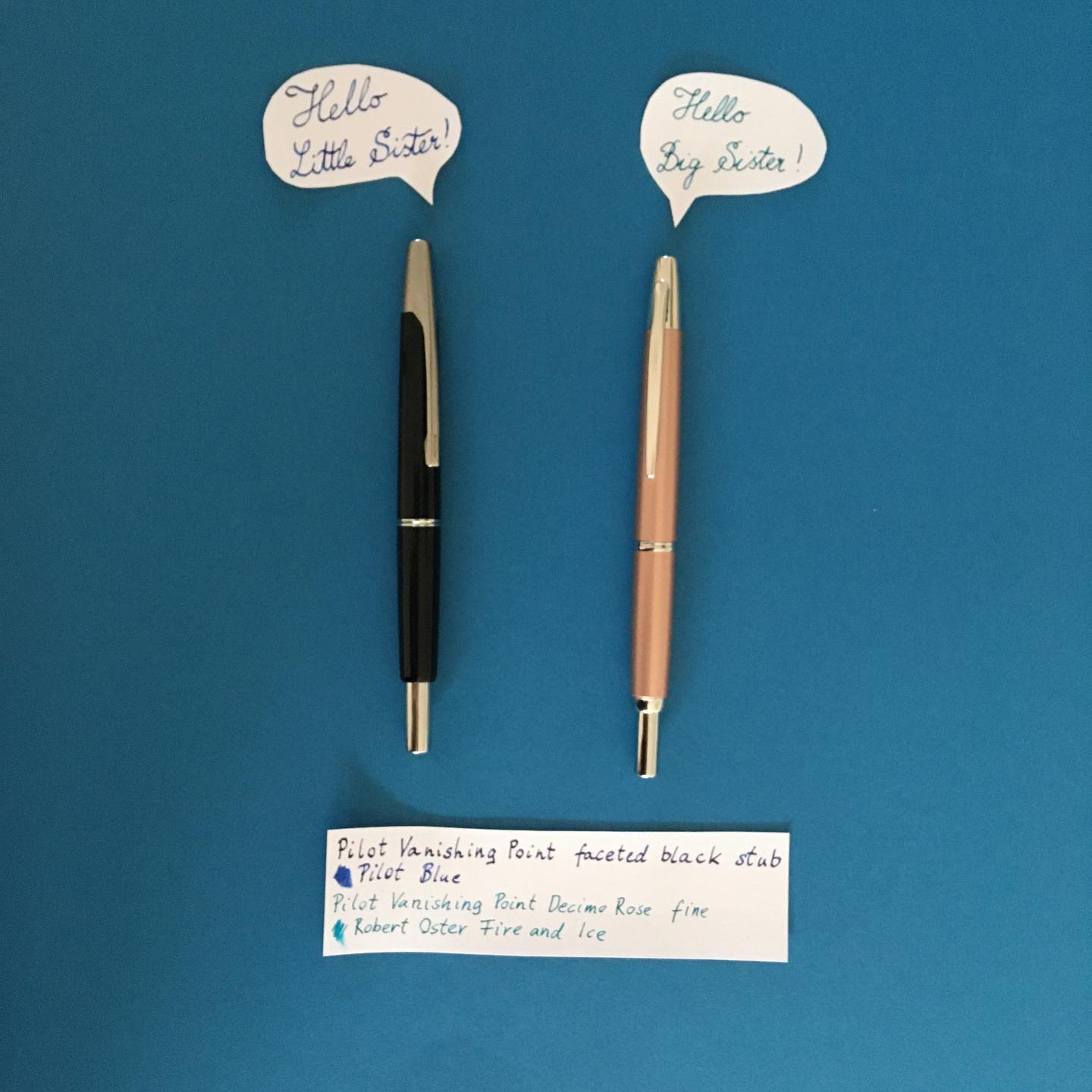 Vintage Pilot Vanishing Point and the new Decimo