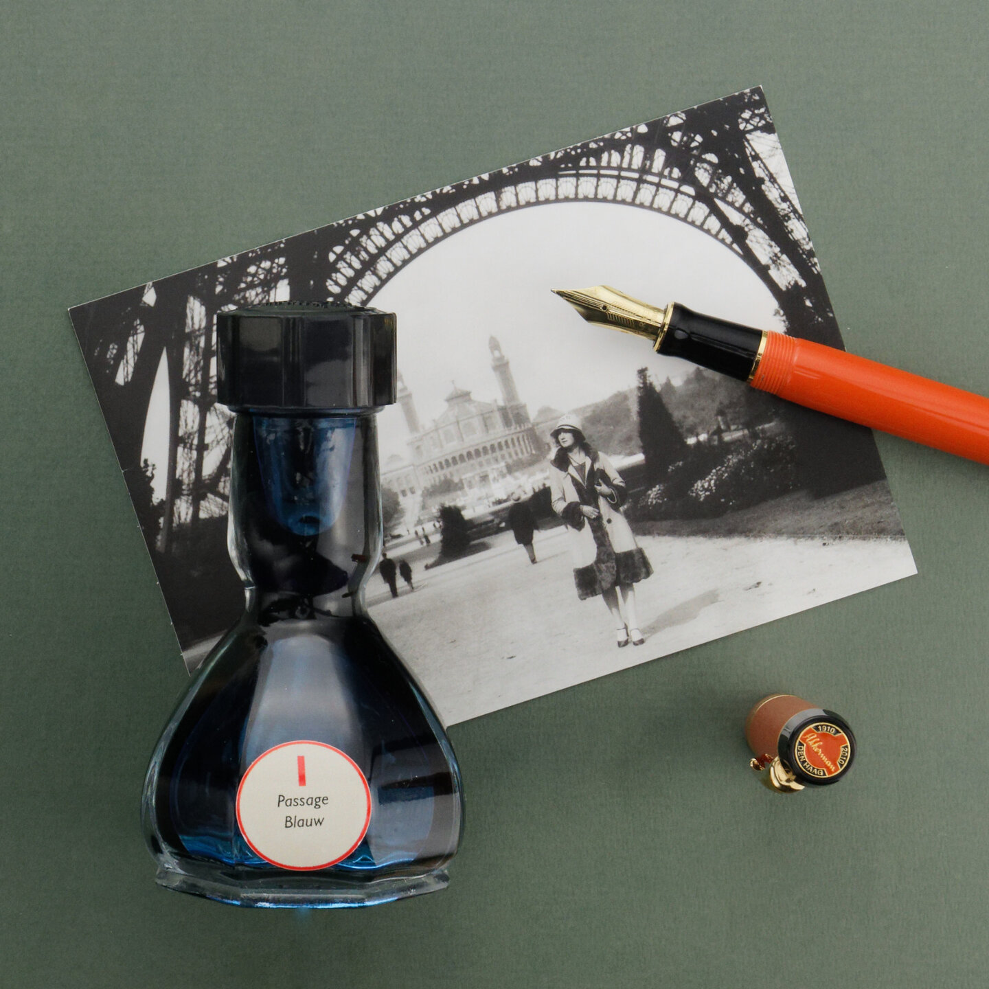 Akkerman Duofold with Akkerman Passage Blauw ink