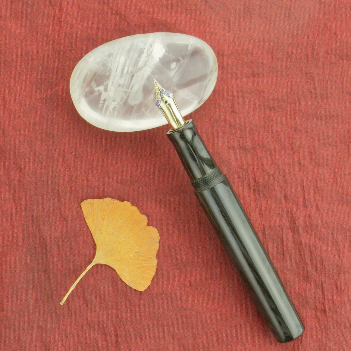 Harmonic Nib with my signature ginkgo