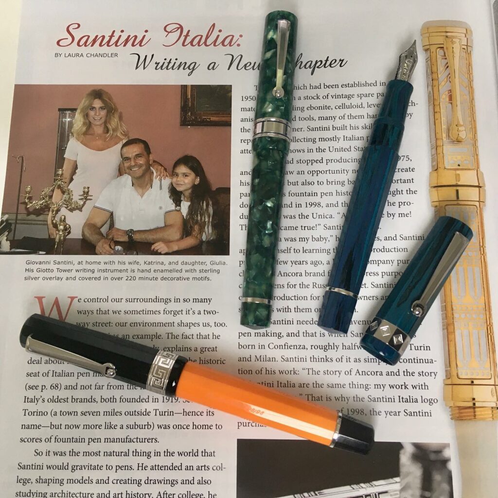 My Santini pens