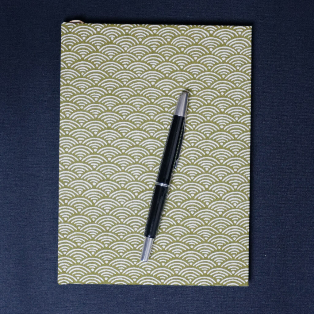 Handmade notebook with Pilot VP